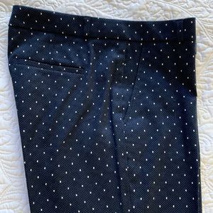 BANANA REPUBLIC cotton/spandex ankle pants